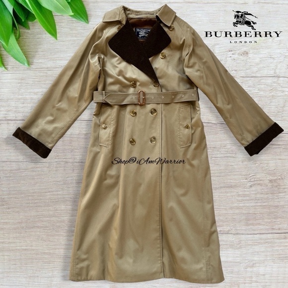Vintage Burberrys London Long Wool Lined Trench Coat *shop@iAmWarrior - Picture 3 of 16